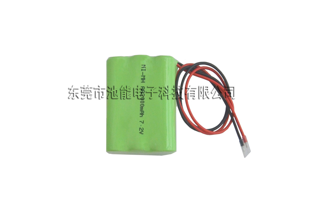 2000mAh 鎳氫充電電池組  7.2V